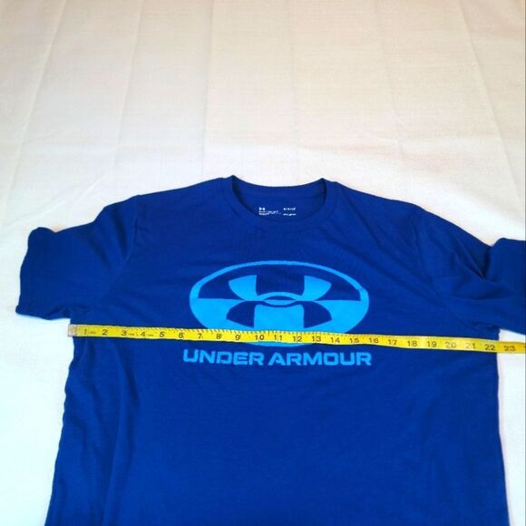 Under Armour Heat Gear Loose Tee Blue Size Large - Picture 7 of 9